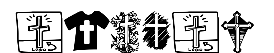 Christian Crosses V Font Download Free